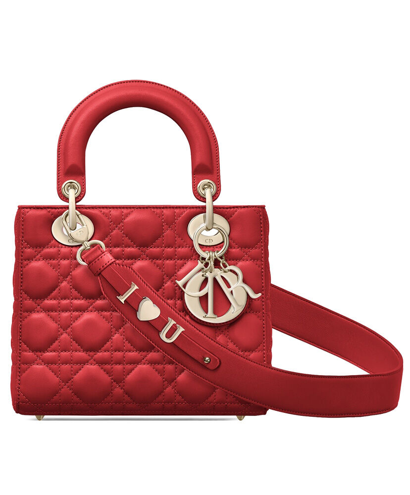 Christian Dior Lady Dior My Abcdior Bag Red